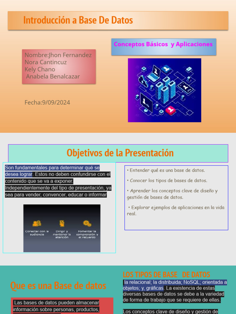 Introduccion de Base de Datos | PDF | Bases de datos | SQL