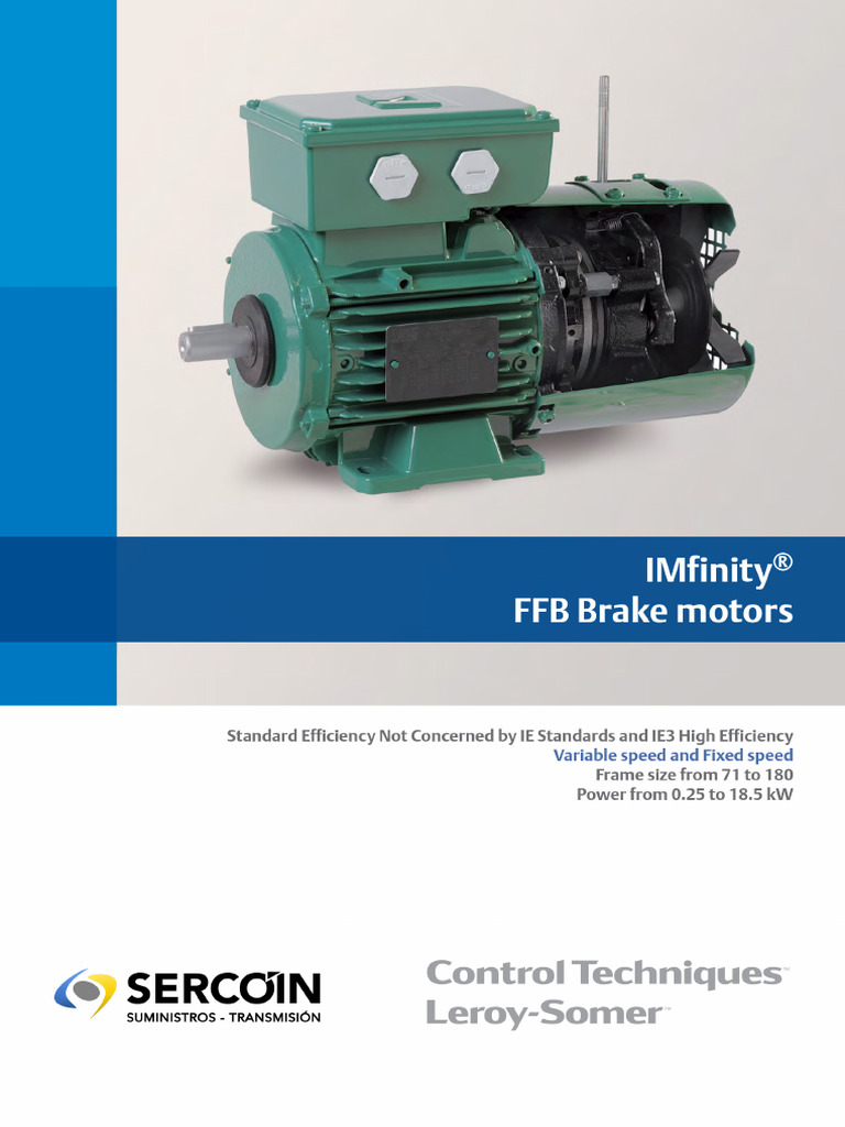 IMfinity® FFB Brake Motors Overview | PDF | Electric Motor | Mechanical ...