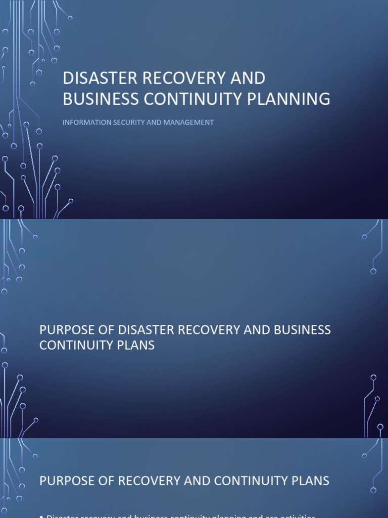 Disaster Recovery & Business Continuity Guide | PDF | Computer Cluster ...