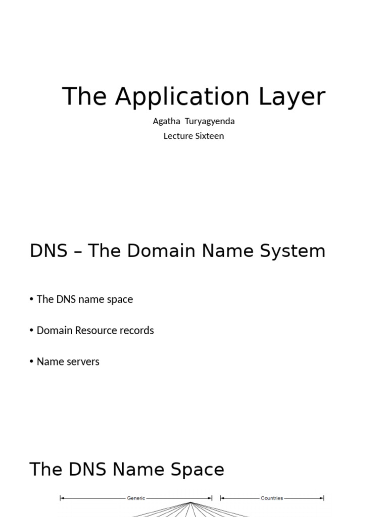 DNS and Email System Architecture | PDF