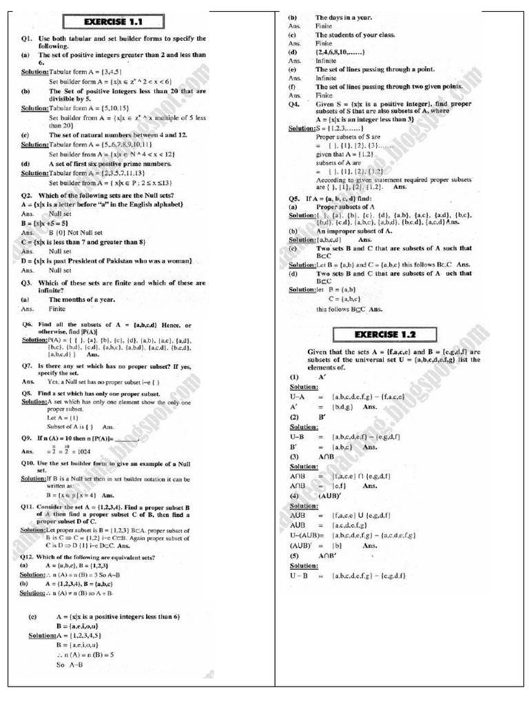 Mathematics 9th | PDF
