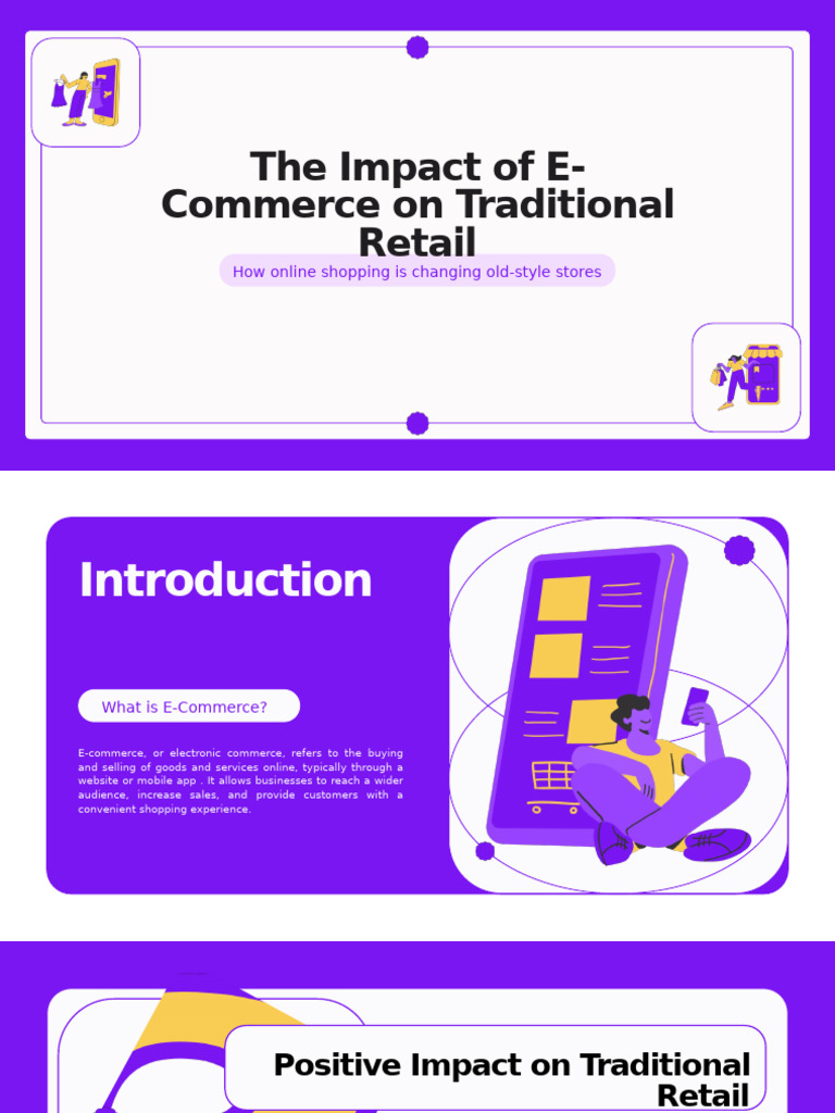 E-Commerce's Impact on Traditional Retail | PDF