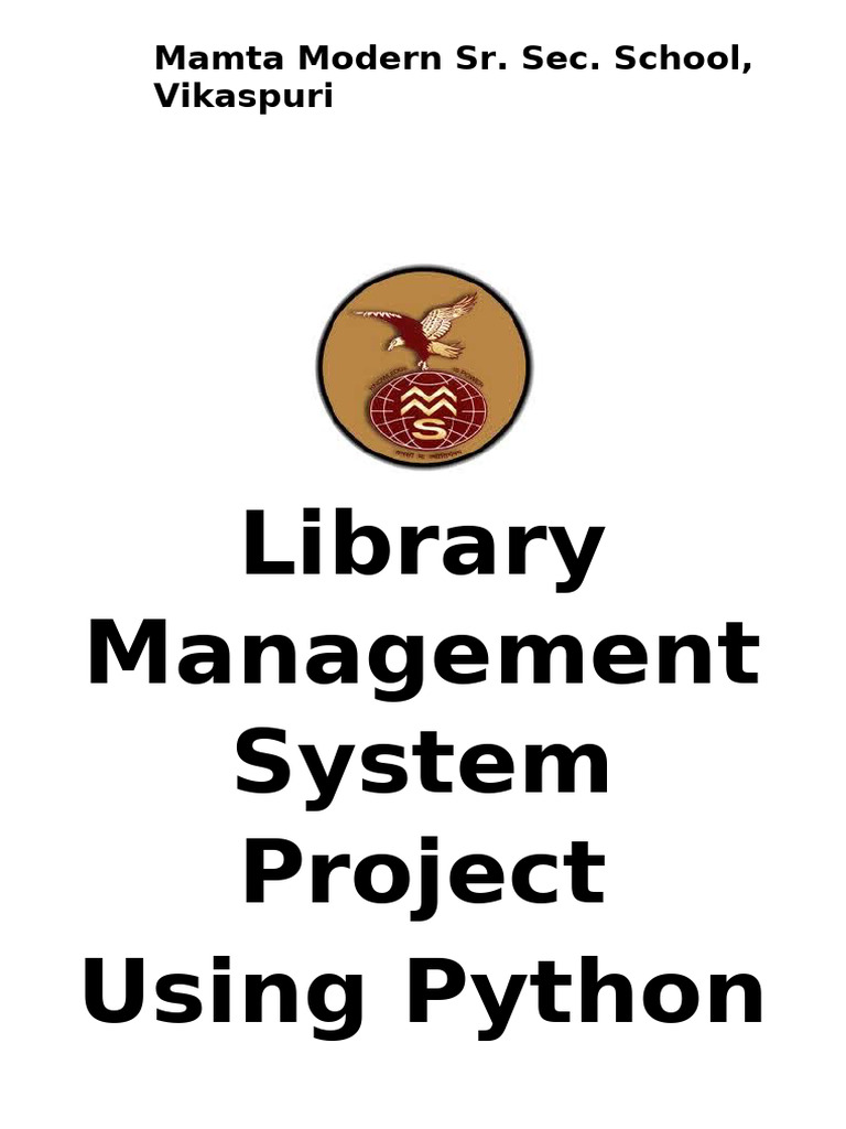 Library Management System in Python | PDF | Data Management Software | Data