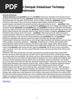 Download Contoh Makalah Dampak Globalisasi Terhadap Pendidikan Di Indonesia by Ari Arfandi SN98666809 doc pdf