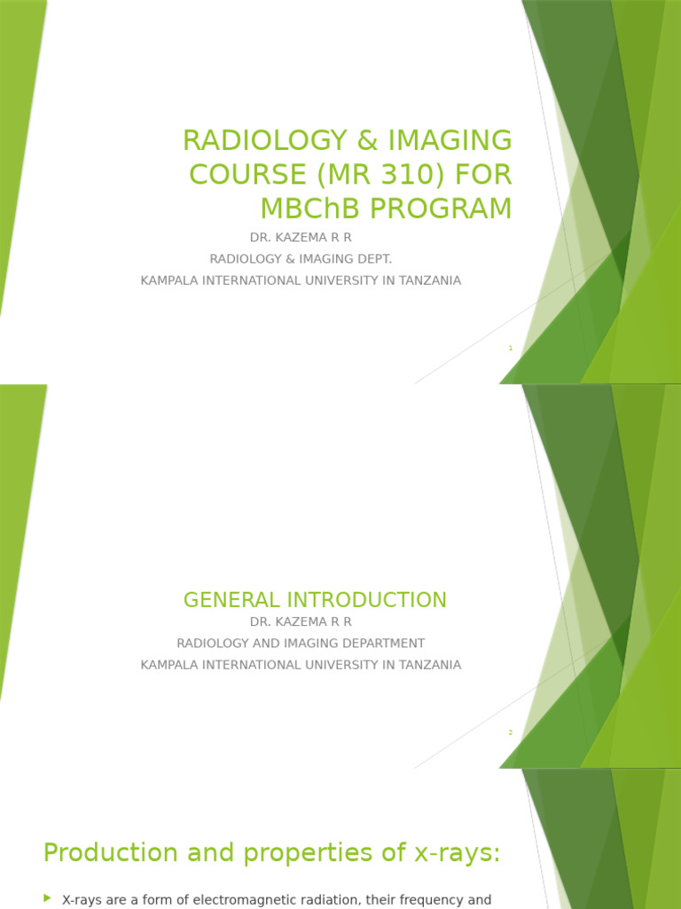 Radiology Imaging Course Overview | PDF | Magnetic Resonance Imaging ...