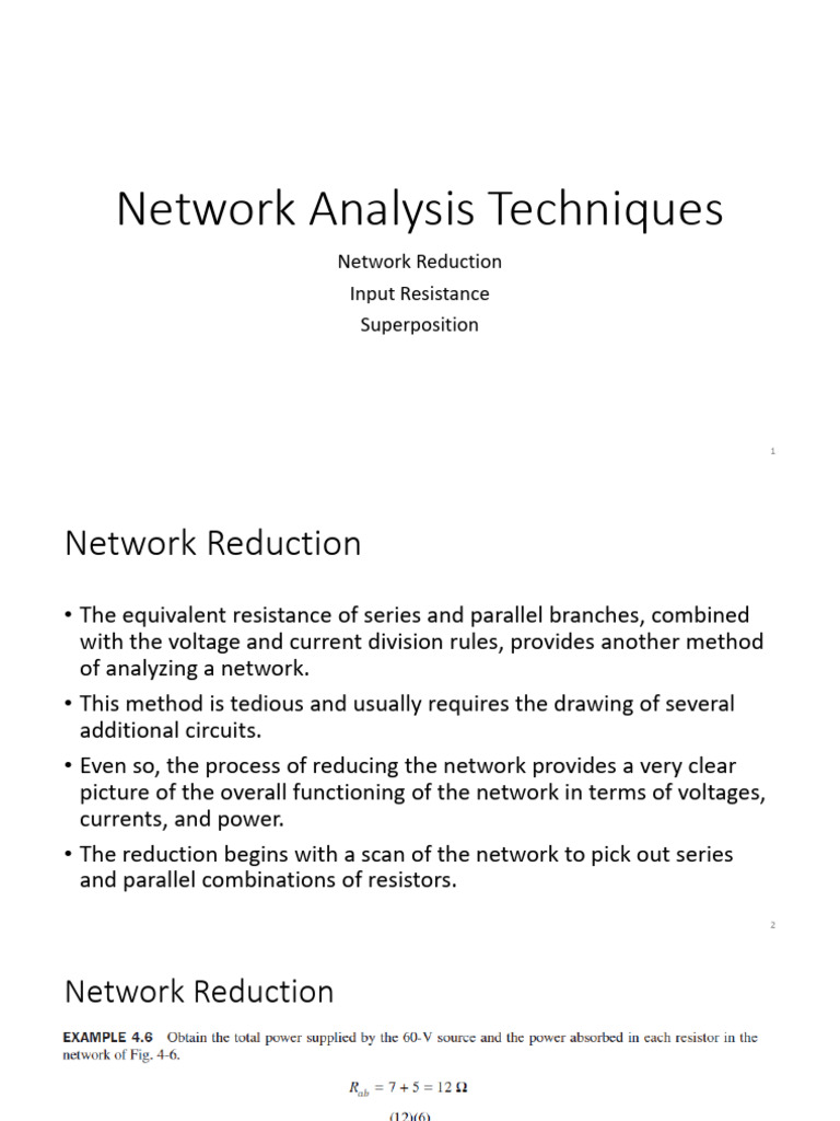 Network Analysis Methods Explained | PDF | Network Analysis (Electrical ...
