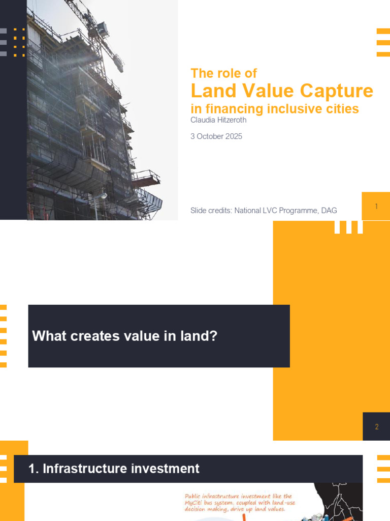 Land Value Capture for Inclusive Cities | PDF | Affordable Housing | Taxes
