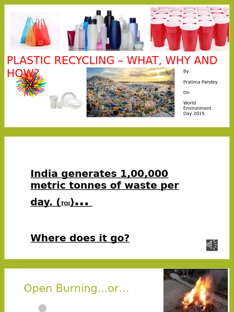 Understanding Plastic Recycling: Benefits & Methods | PDF | Recycling ...