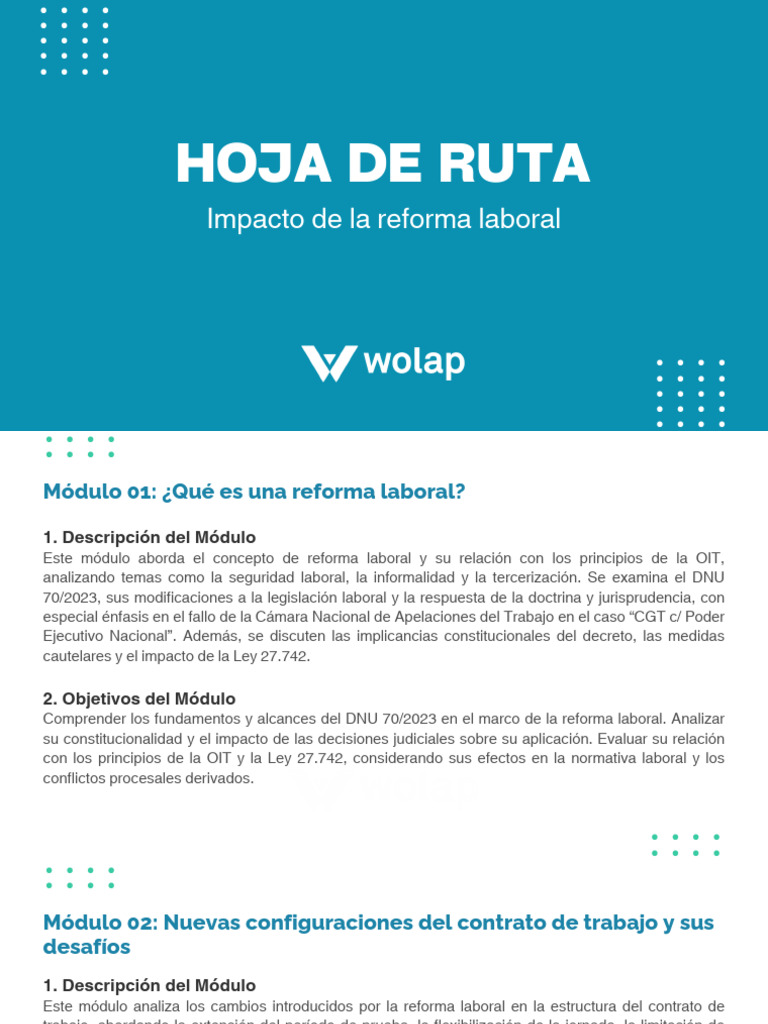 Impacto de la Reforma Laboral 2023 | PDF | Derecho laboral | Caso de ley