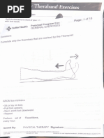 Physiotherapy Exercise Guide | PDF | Anatomical Terms Of Motion | Joints
