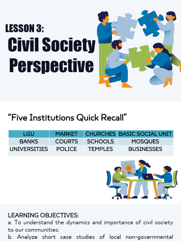 Understanding Civil Society Dynamics | PDF | Non Governmental ...