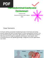 Anatomy of the Peritoneum Explained | PDF | Peritoneum | Anatomy