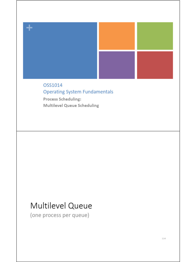 Multilevel Queue Scheduling Explained | PDF | Scheduling (Computing ...