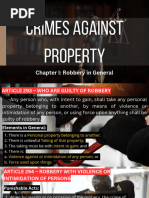Robbery Laws and Penalties in the RPC | PDF | Theft | Robbery