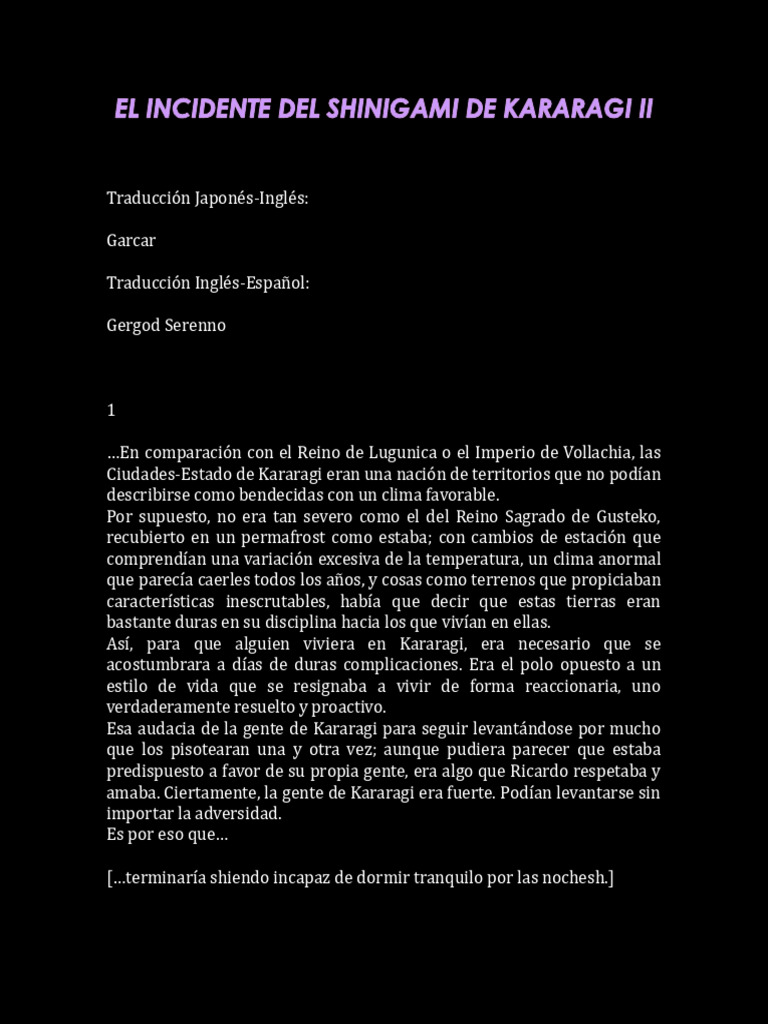 Kararagi: Resistencia y Tempestad | PDF