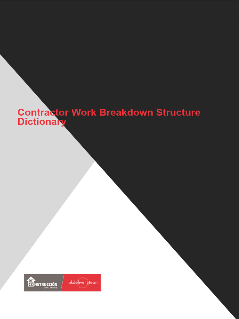 Contractor Work Breakdown Structure Guide | PDF