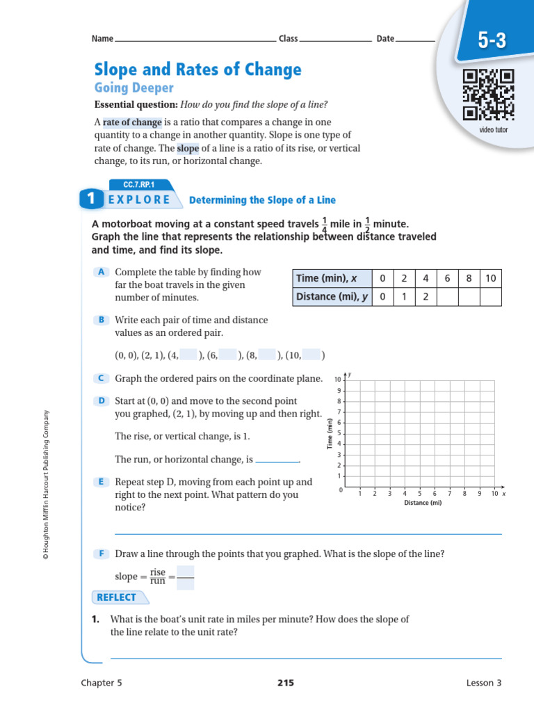 Slope and Proportional Relationships | PDF | Slope | Ratio