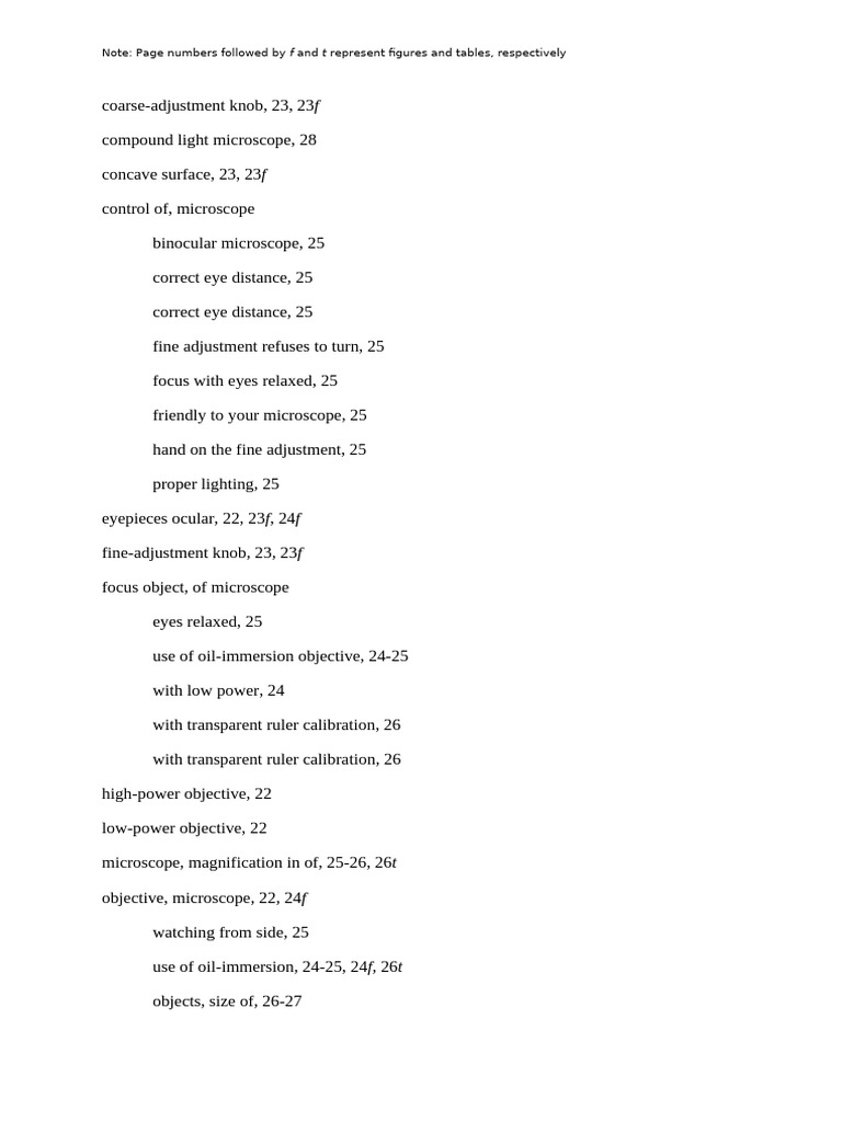 Microscope Operation and Calibration Guide | PDF