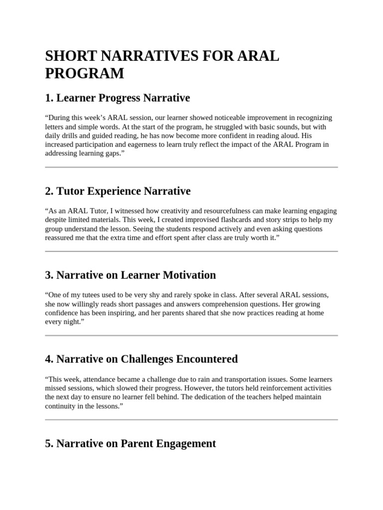 ARAL Program: Learner Progress Insights | PDF | Learning | Human ...