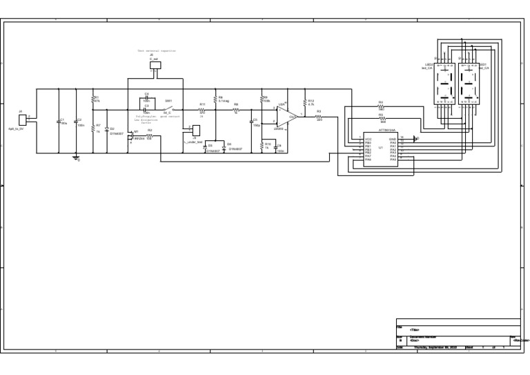 Capacitor Testing Circuit Design | PDF