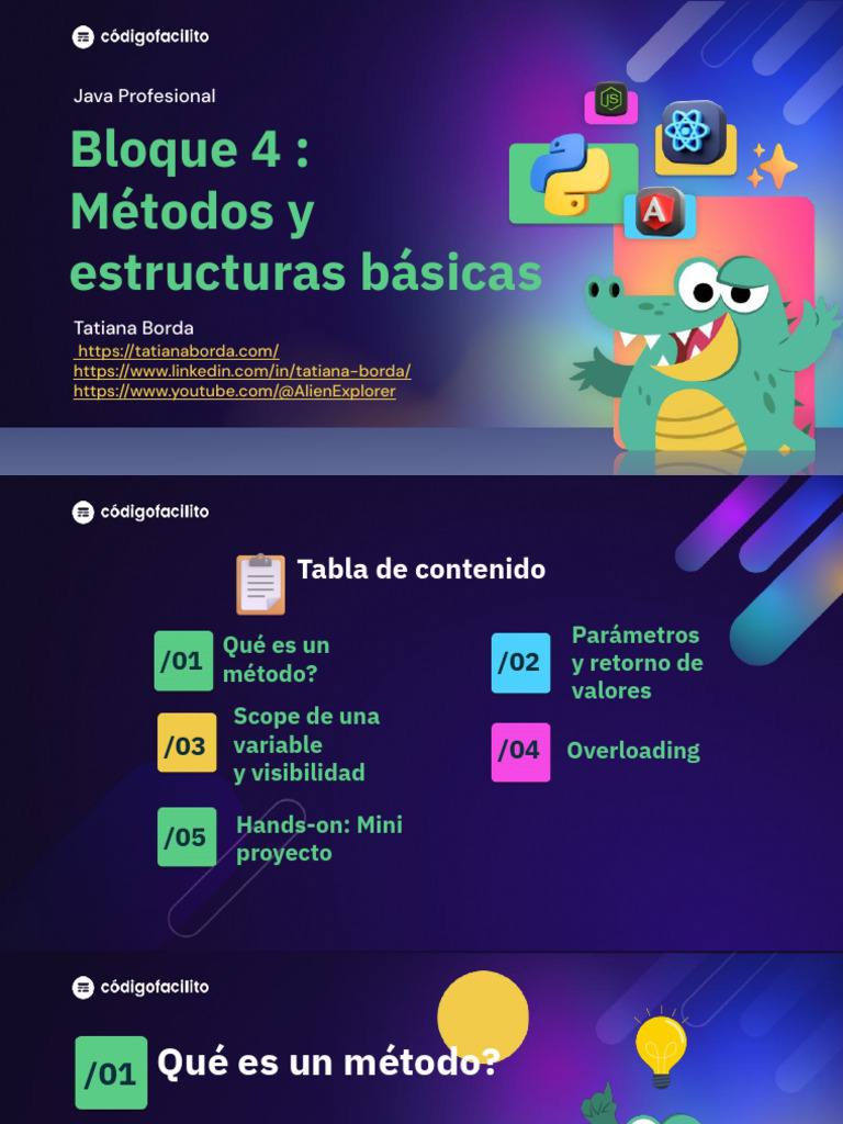 Métodos en Java: Parámetros y Scope | PDF | Variable (informática ...