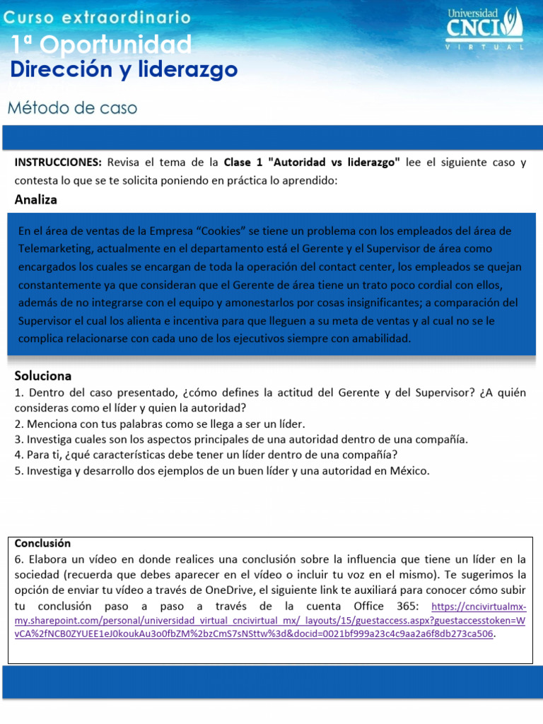 Liderazgo y Autoridad en Empresas | PDF