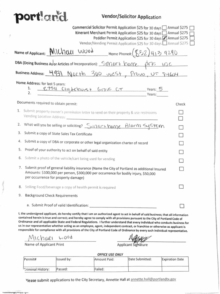 Permit Applications | PDF