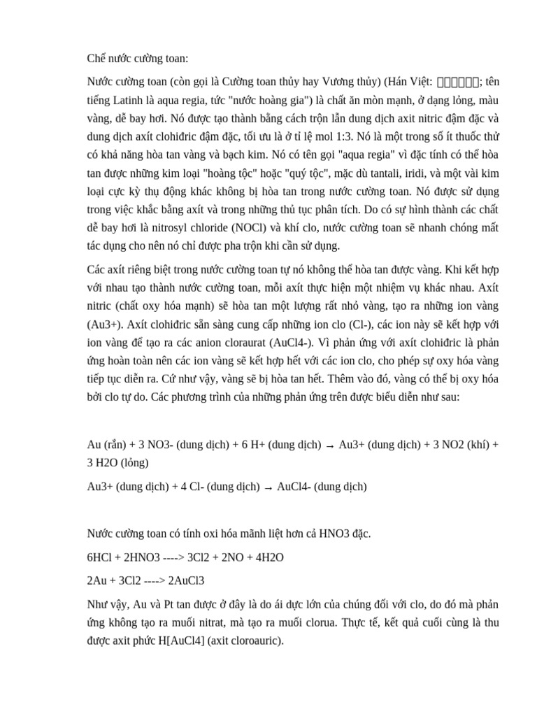 Nước Cường Toang | PDF