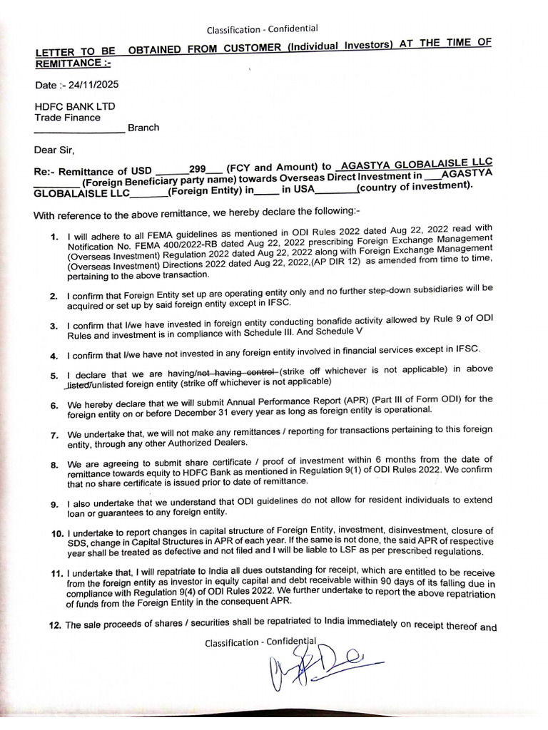 Odi Declaration | PDF