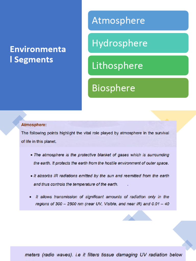 Environmental Science Segments | PDF