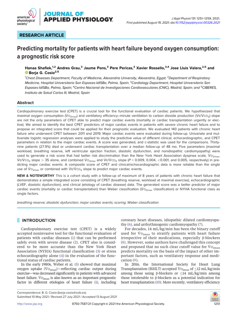 2021 Predicting Mortality for Patients With Heart Failure Beyond Oxygen ...