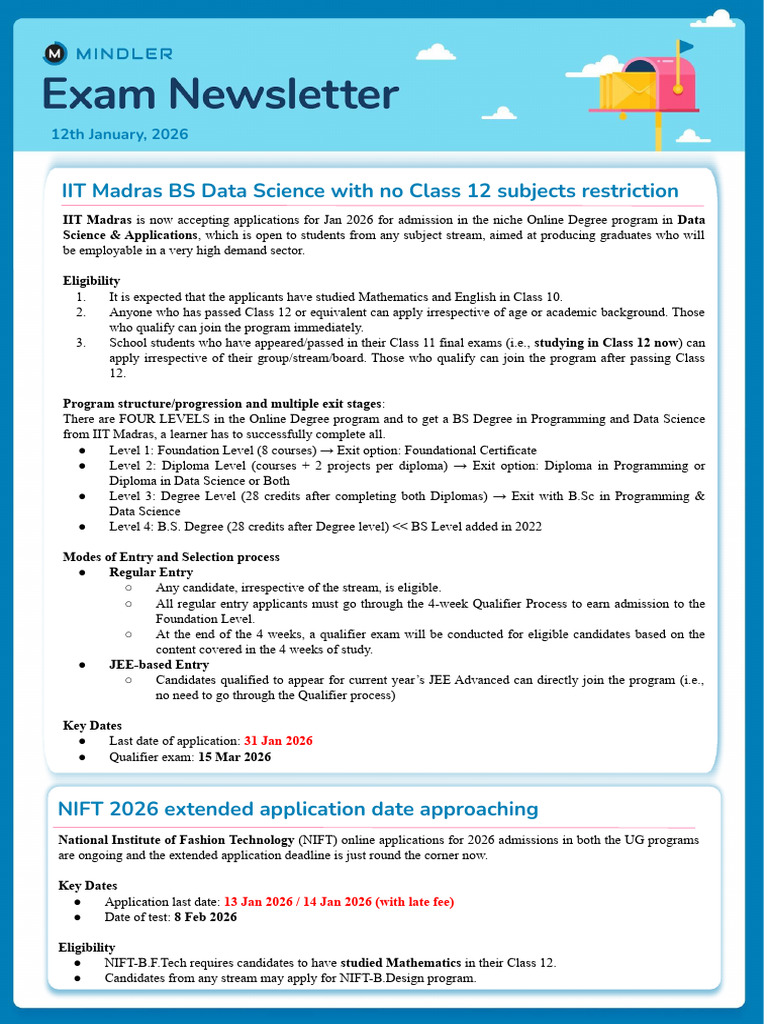 IIT Madras Online BS in Data Science | PDF | Academic Degree | Bachelor ...