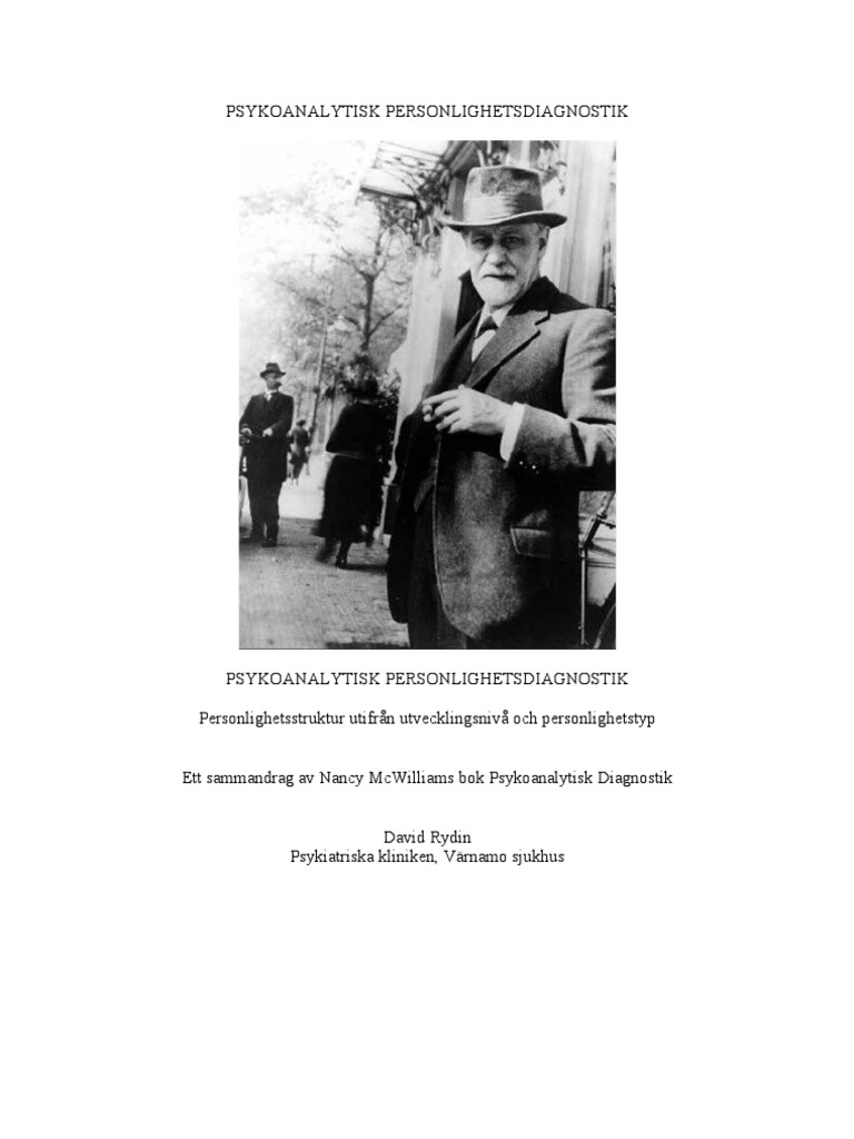 Psykoanalytisk Personlighetsdiagnostik PDF PDF