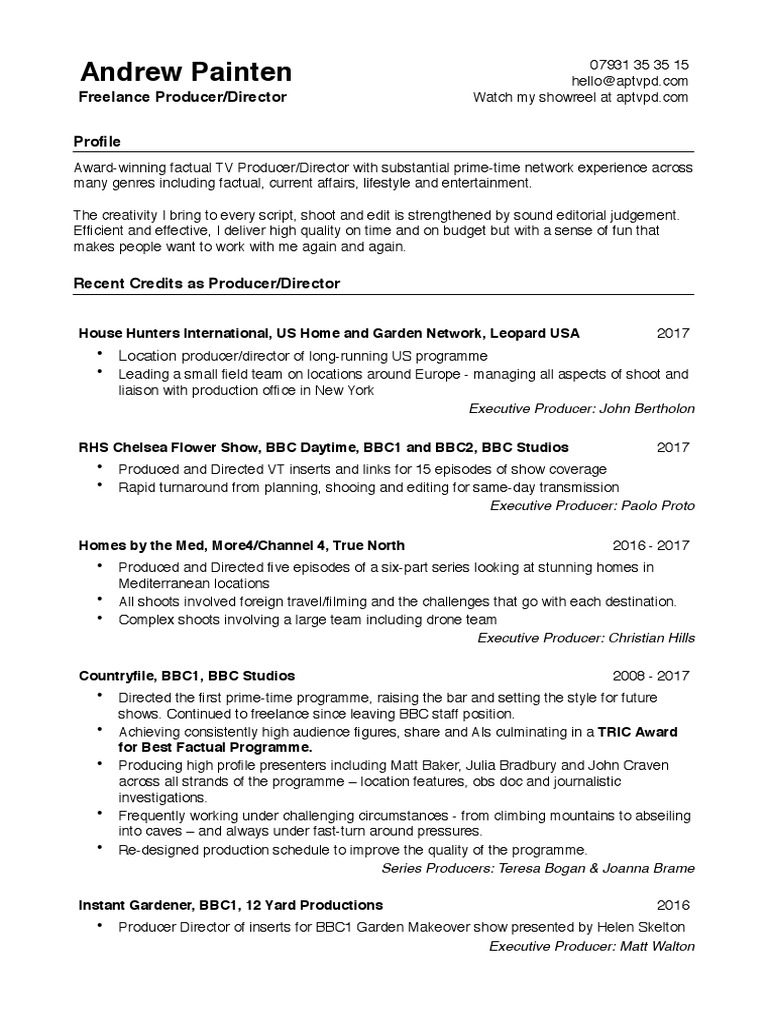 How to write a successful cv picture