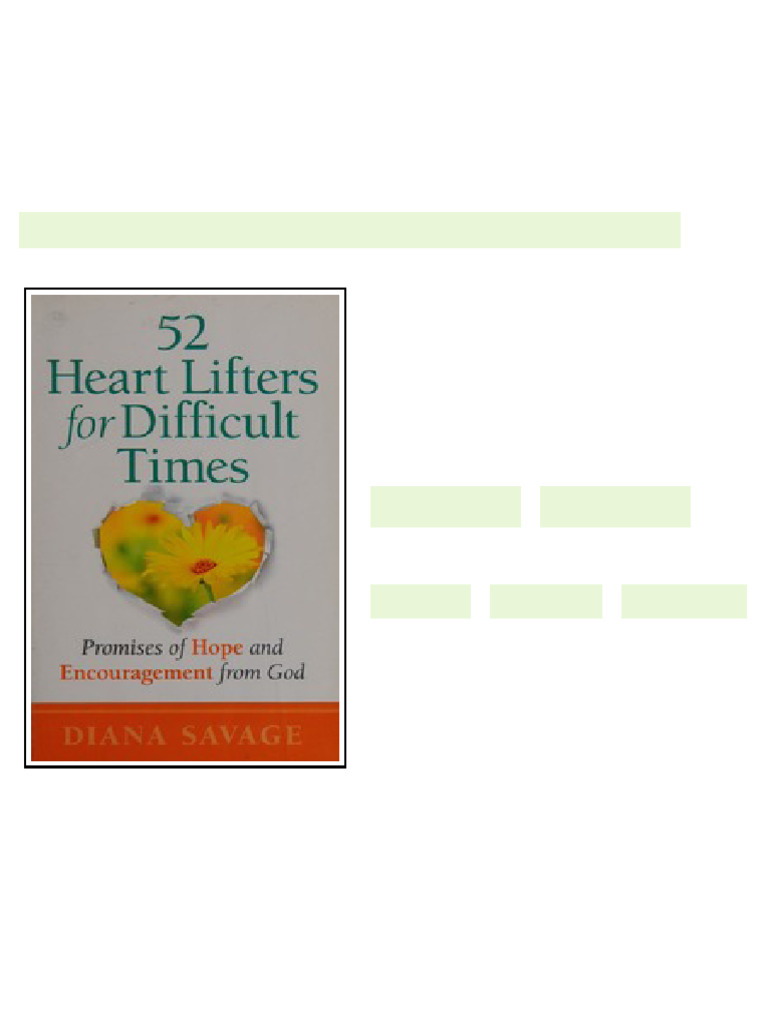 52 heart lifters for difficult times ebook open immediately file | PDF