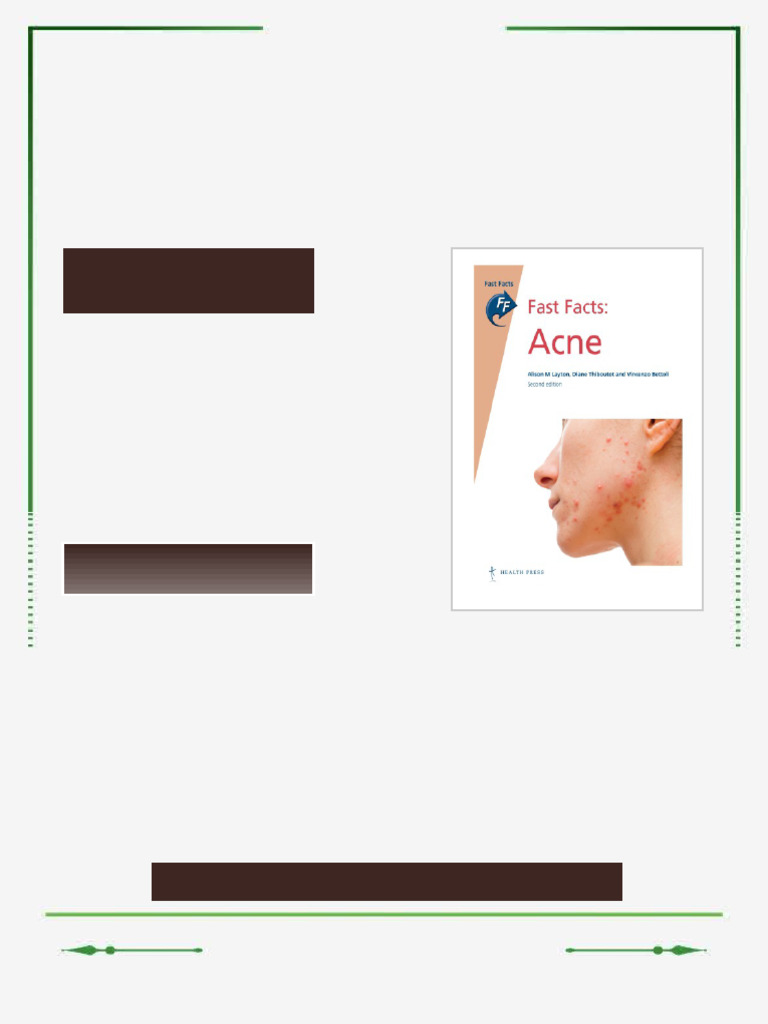 Fast Facts Acne Alison M. Layton eBook test edition | PDF | Clinical ...