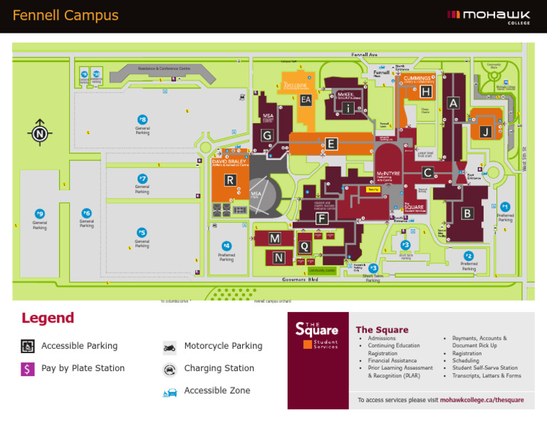 Mohawk College Fennell Campus Guide | PDF | Transport | Vehicles