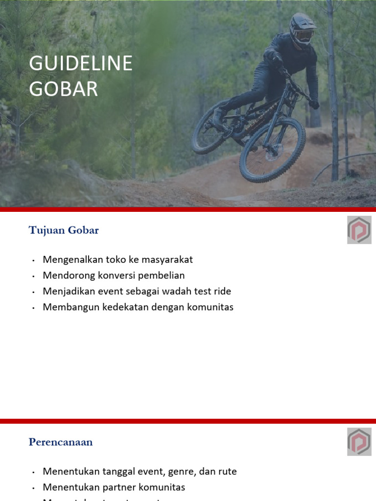 Rencana Event Gobar Sepeda Komunitas | PDF