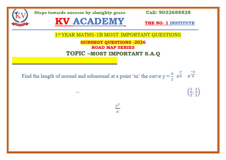 1 Yr 1b 4 Marks MST Imp 17q | PDF