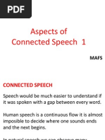 Aspects of Connected Speech 1