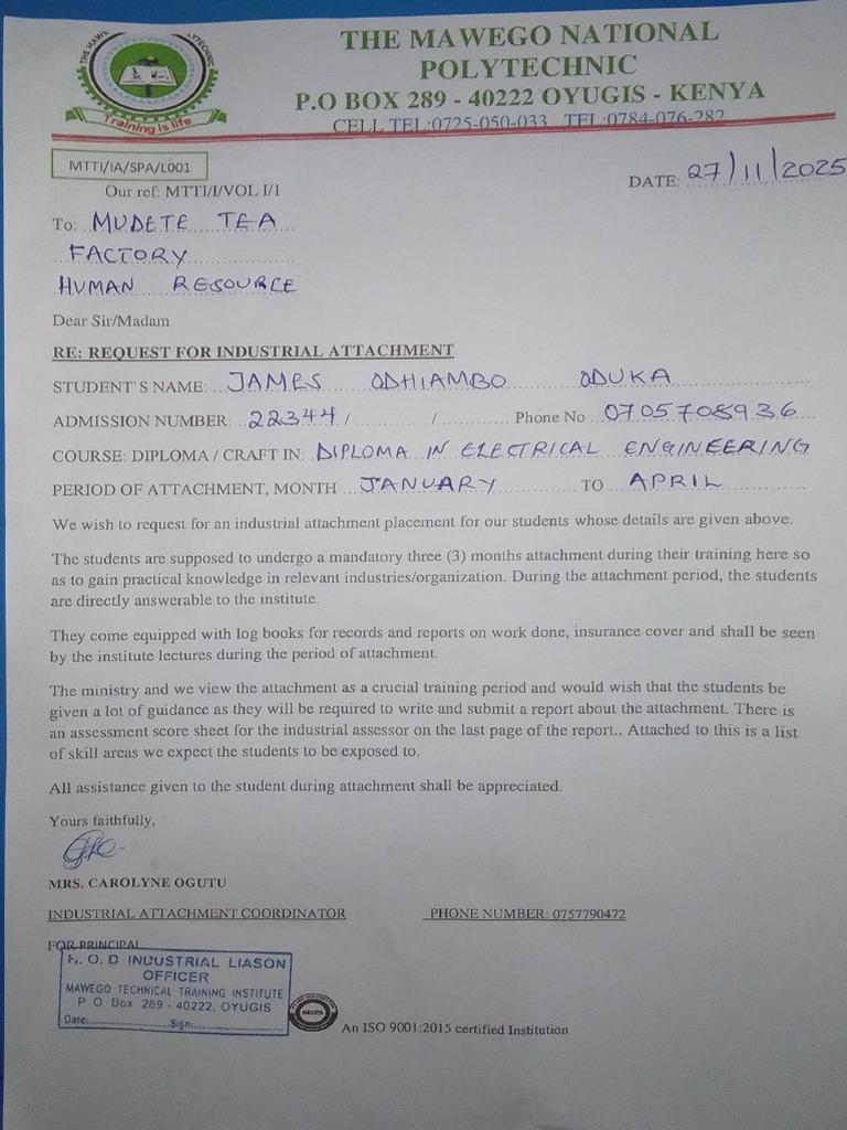 Current Attatchment Request Documents | PDF