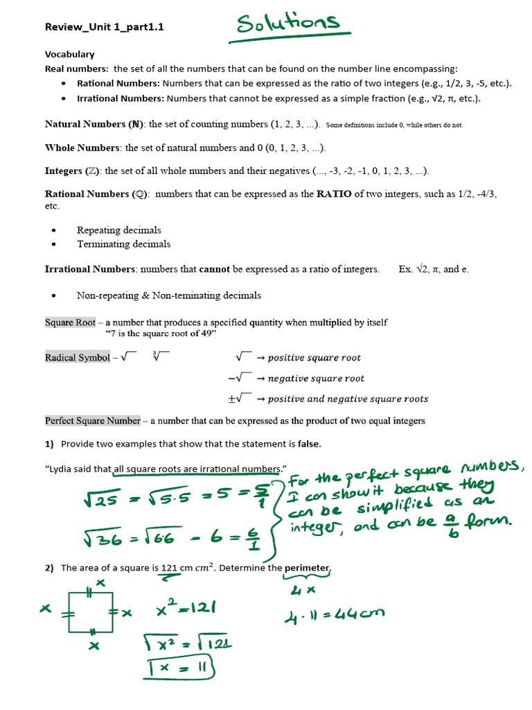 Understanding Real and Rational Numbers | PDF | Numbers | Rational Number