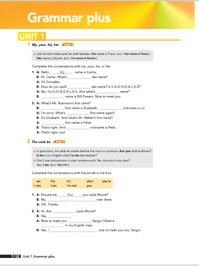A2 English Grammar Practice (Activities) | PDF