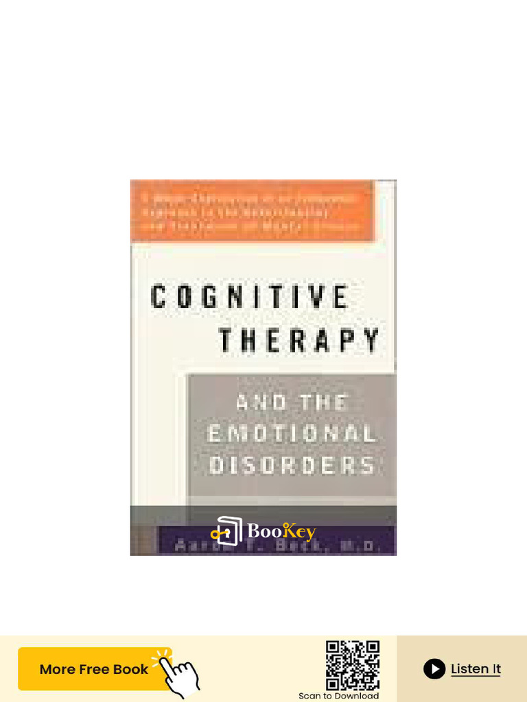 Cognitive Therapy for Emotional Disorders | PDF | Psychotherapy ...