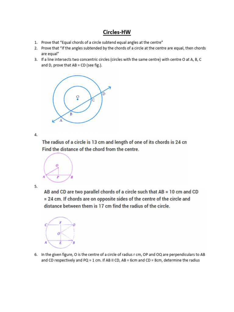 Circles Hw1 | PDF