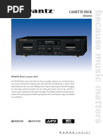 DP-8 Cassette Duplicator Overview | PDF | Information And