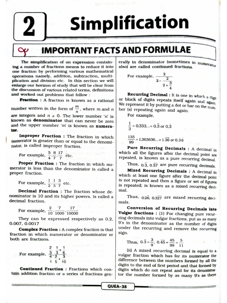 Simplification Quanta | PDF