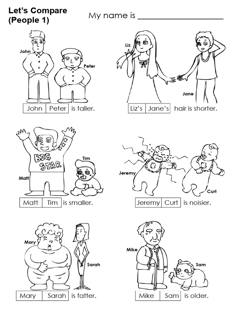 Comparative Descriptions of People | PDF