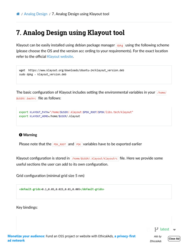 Klayout Tool for Analog Design Setup | PDF | Software Engineering ...