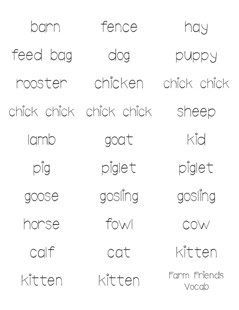 Farm Labels | PDF